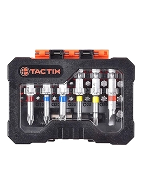 TACTIX 29PIECE COLOR SCREWDRIVER BIT SET