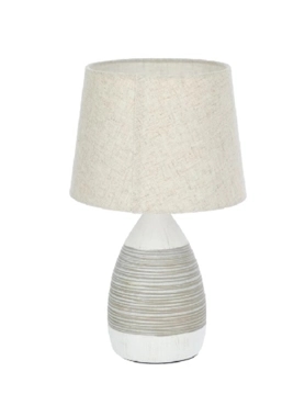 MICASA BEIGE SHADE TABLE LAMP 25X25X42CM