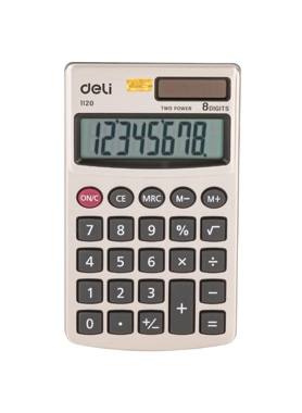 DELI POCKET CALCULTOR GOLD 8DIGITS E1120