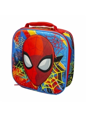 Stor - Spiderman 3D Design Insulated Lunch Bag Multicolour 25 x 8 x 21 cm