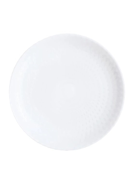 LUMINARC TEMPERED DESSERT PLATE 19 WHITE