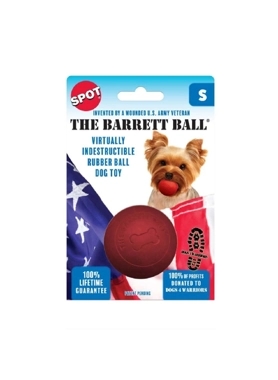 SPOT DOG TOY BALL 2.5" RED