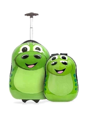 TUCCHI KIDS-LUGGAGE+BACKPCK-DINOSOUROUS