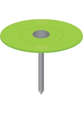 ACE ROOF CAP NAIL GREEN 3.81CM(1.5in)