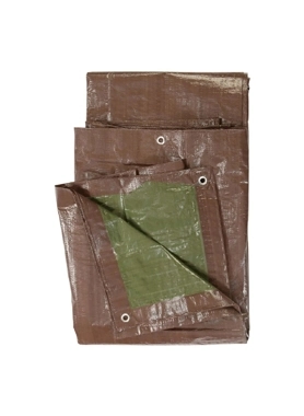 ACE POLY TARP BROWN/GREEN 12FT X 16FT