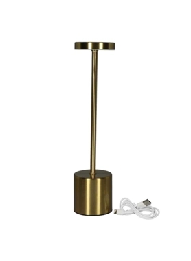 Y.L - 5V Stepless Dimming Table Lamp with USB-C Charging Gold 34 x 8 x 8 cm
