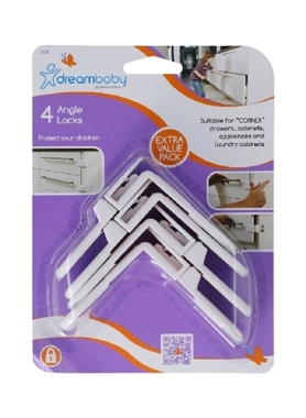 DREAMBABY CHILD SAFETY ANGLE LOCK 4PC