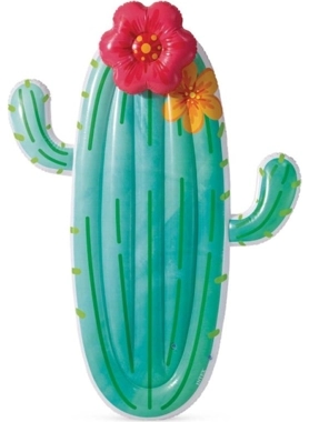 Intex - Inflatable Cactus Pool Float Lounger Multicolour 28 x 130 x 180 cm