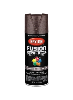 KRYLON FUSION HAMMERED COCA BRWN 340G
