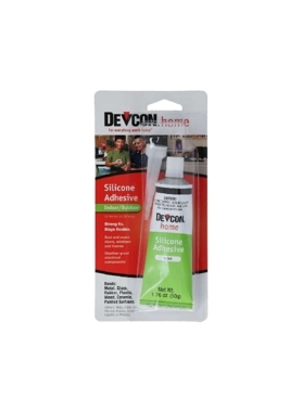 DEVCON HOME SILICONE ADHESIVE CLEAR 50G