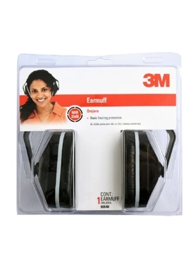 3M HEARING PROTECTOR SAFETY EARMUFF BLCK
