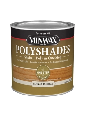 MINWAX POLYSHADES SATIN CLASSC OAK 236ML