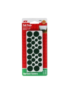 FELT PAD SELF ADHISIVE GREEN 46PK ACE