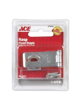 ACE HASP FIXED STAPLE SILVER 1 3/4in