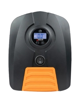 Wagan - 12V Multipurpose Portable Car Tyre Inflator Black and Orange 18 x 13.5 x 6.8 cm