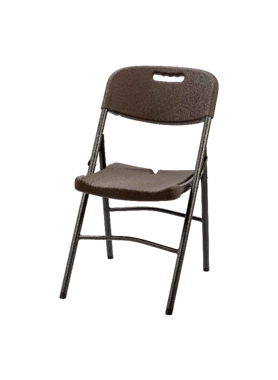 Living Accents - Foldable and Lightweight Chair Brown 65 x 44.5 x 80 cm