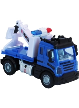 HST 4WAY TOW TRUCK W/REMOTE BLU/WHT