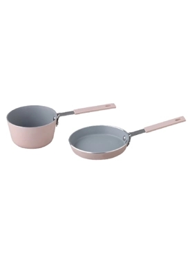 PARFAIT COOKWARE SET 2PCS MINI ALUM PINK