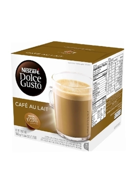 DOLCE GUSTO 16PCS CAPSULE CAFE AU LAIT