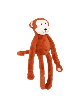 STUFFED MONKEY JUNGLE PLUSH TOY BRWN