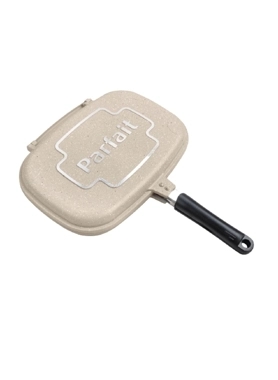 PARFAIT DOUBLE FRY PAN CREAM MARBLE 36CM