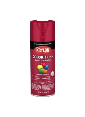 KRYLON COLORMAXX GLOSS CHERRY RED 340G