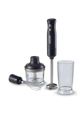 Ariete - 700W 2-Speed Hand Blender Dark Grey and Clear 600ml