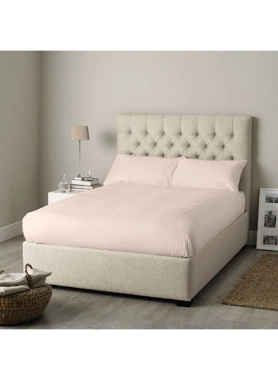 CELIA FITTED SHEETKING BEIGE200X200+30CM