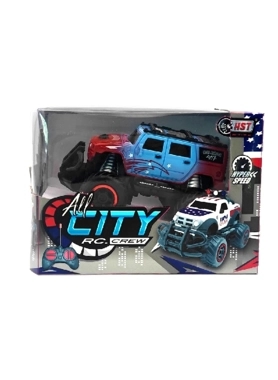 HST ALL CITY CREW TRUCK W/REMOTE BLU/RED