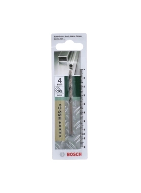 BOSCH DRILL BIT 4X75MM HSS COBALT