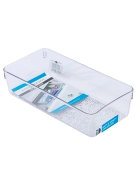 INTERDESIGN RAIN GRAND TRAY CLEAR 17CM