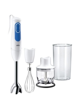 Braun - 700W MultiQuick 3 Hand Blender White and Blue 350ml