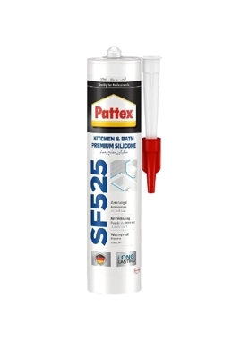 PATTEX BATHROOM SILICONE SEALANT280ML WH