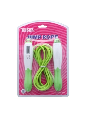TELOON JUMP ROPE PLSTIC HANDLE W/COUNTER