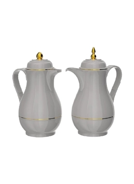 BIEN SERVI VACUUM FLASK SET 1L+1L GREY