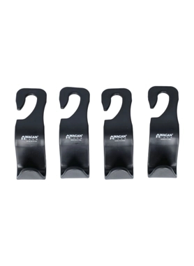 WAGAN CAR BACK SEAT HOOK 4IN1 PLSTIC BLK