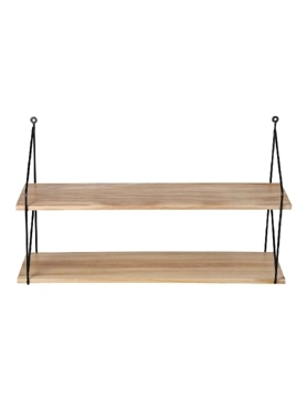 HONEYBEE 2TIER SHELF 70X19.5X42 CM