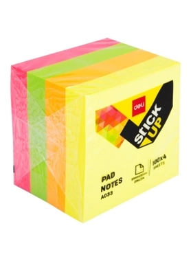 DELI STICKY NOTES 51MM*51MM 4*100 SHEETS