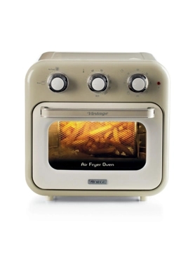 Ariete - 1400W 2-in-1 Vintage Air Fryer with Oven Beige 16 L