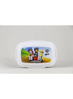 SUN LUNCH BOX W/4CLIPS ROLL BLUE/WHT