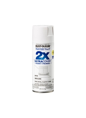 RUST-OLEUM SPRY PAINT PRIMER S/G WH 340g