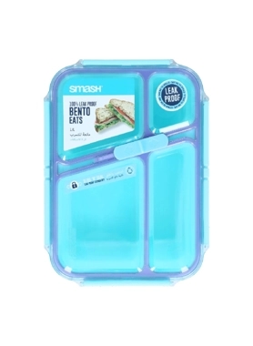 SMASH LUNCH BOX BENTO EATS TEAL/PUR