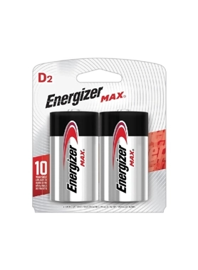 ENERGIZER BATTERY SIZE D 2/PACK