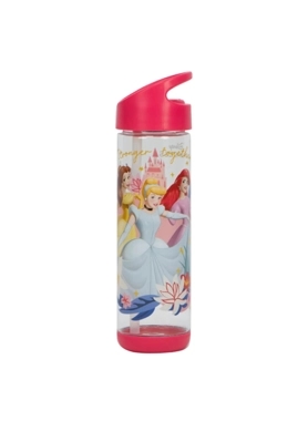 SUN WATER BTTLE D.PRINCESS 500ML WHT/PNK