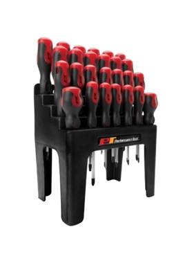 ACE 26 PC. SCREWDRIVER SET W/RACK