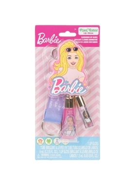 Townley - Barbie Plant-Based Lip Gloss Keychain Multicolor 20.02 x 2.16 x 9.53 cm