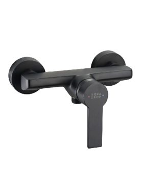 AQUA DROP SHOWER MIXER BRASS BLACK SCOTT