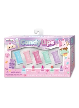Hot Focus - Candy Lips Sweet Lip Balms for Kids Multicolor 2.5 x 11 x 18.5 cm