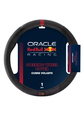 REDBULL STEERING WHEEL.COVER BLK/RD001