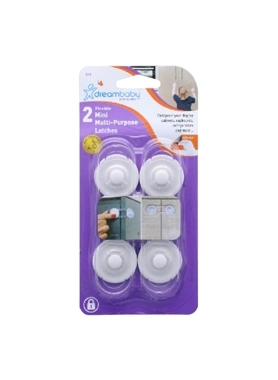 DREAMBABY LATCH MULTIPURPOSE MINI2PC WHT